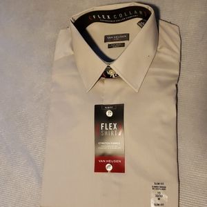 Mens Van Heusen Long Sleeve Dress Shirt